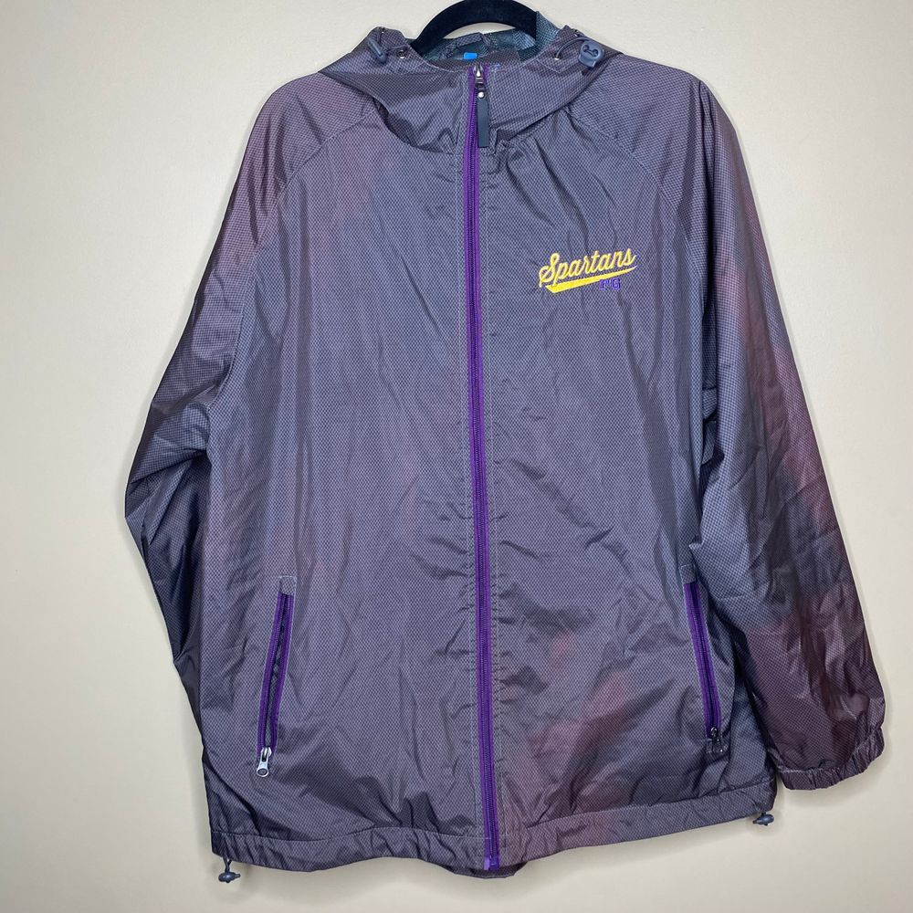 My Town Men's Two Toned 'Spartans' Windbreaker Jacket Size Medium